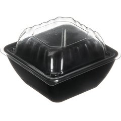 DX11840174 Dome Lid for Square Bowl 4" x 4" (1000/cs) - Clear