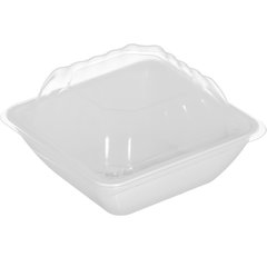 DX11840174 Dome Lid for Square Bowl 4" x 4" (1000/cs) - Clear