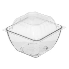 DX11840174 Dome Lid for Square Bowl 4" x 4" (1000/cs) - Clear