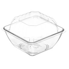 DX11840174 Dome Lid for Square Bowl 4" x 4" (1000/cs) - Clear