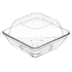 DX11840174 Dome Lid for Square Bowl 4" x 4" (1000/cs) - Clear