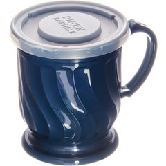 DX30008714 Turnbury® Translucent Mug & Bowl Lid 3.5" (1500/cs) - Translucent