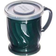 DX30008714 Turnbury® Translucent Mug & Bowl Lid 3.5" (1500/cs) - Translucent