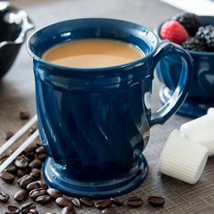 DX300050 Turnbury® Insulated Pedestal Base Mug 8 oz (48/cs) - Dark Blue