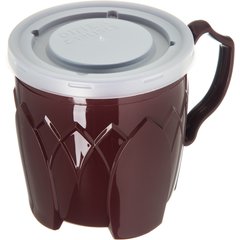 DX50008714 Fenwick Translucent Mug & Bowl Lid 3.5" (1500/cs) - Translucent