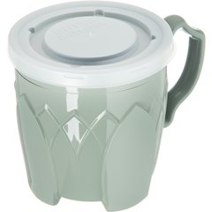 DX50008714 Fenwick Translucent Mug & Bowl Lid 3.5" (1500/cs) - Translucent