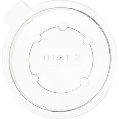 DX11948714 Translucent Lid Fits tumblers DX4GC6 & DX4GC8  (2000/cs) - Translucent