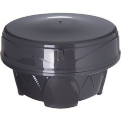 DX3353IL44 DuraTherm™ Insulated Soup Bowl Lid Cover 5.25" x 1.45" (48/cs) - Graphite Grey