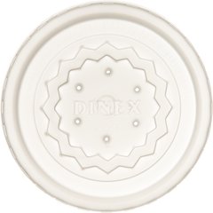 DX9000B7000 Tropez Disposable Lid- Fits DX9000B 8 oz Mug & DX9200B 5 oz Bowl 3.568" (1000/cs) - White