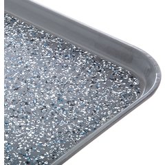 DXSMC1418NSM23 Glasteel™ Marble Non-Skid Tray 14" x 18" (12/cs) - Gray