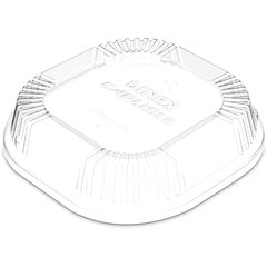 DX11810174 Dome Lid for 10oz Square Dish 4" x 4" (1000/cs) - Clear