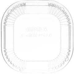 DX11810174 Dome Lid for 10oz Square Dish 4" x 4" (1000/cs) - Clear