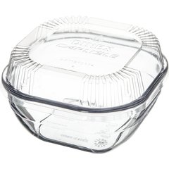 DX11810174 Dome Lid for 10oz Square Dish 4" x 4" (1000/cs) - Clear