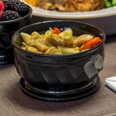 DX320003 Turnbury® Insulated Pedestal Based Bowl 5 oz (48/cs) - Onyx