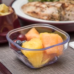 DXSQD1007 Square Bowl 10 oz (48/cs) - Clear