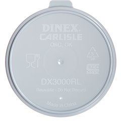 DX3000RL Turnbury® Mug & Bowl Reusable Flat Lid 5.25" (250/cs) - Gray