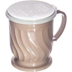 DX300031 Turnbury® Insulated Pedestal Base Mug 8 oz (48/cs) - Latte