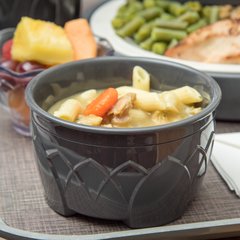 DX530044 Fenwick Bowl 9 oz. (48/cs) - Graphite Grey