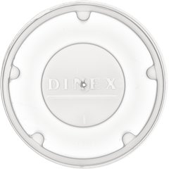 DX24019000 Disposable Lid - Fits Specific Cambro and G.E.T. Enterprises Tumblers 2.465" (1500/cs) - Translucent