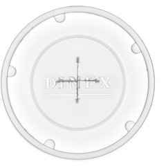 DX1191ST8714 Disposable Lid W/ SS fits  6 oz Louis & 8 oz Textured Tumblers  (1000/cs) - Translucent