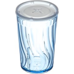 DX1196ST8714 Dinex® Disposable Lid with Straw Slot (Fits Cambro, G.E.T Enterprises) 2.695" (1000/cs) - Translucent