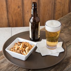 1400GR2076 Griptite 2 Round Tray 14" - Brown