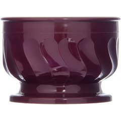 DX320061 Turnbury® Insulated Pedestal Based Bowl 5 oz (48/cs) - Cranberry
