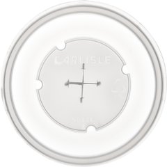 DX5812ST8714 Disposable Lid with Straw Slot Fits 12oz Tumblers (1000/cs) - Translucent