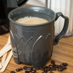 DX500044 Fenwick Mug 8 oz (48/cs) - Graphite Grey