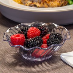 DXSWC607 Tulip Turnbury Swirl Berry Dish 5 oz, 4-5/8" (96/cs) - Clear