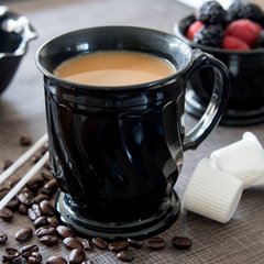 DX300003 Turnbury® Insulated Pedestal Base Mug 8 oz (48/cs) - Onyx