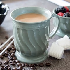 DX300084 Turnbury® Insulated Pedestal Base Mug 8 oz (48/cs) - Sage