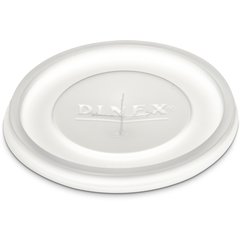 DX1198ST8714 Disposable Lid with Straw Slot - Fits Specific 9.5 - 12 oz Dinex, Carlisle, Cambro and G.E.T. Enterprises Tumblers 2.99" (1000/cs) - Translucent