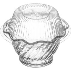 DX11820174 Classic™ Clear Dome Lid- Fits DXSWC507 5 oz Tulip Cup 4.09" (1000/cs) - Clear