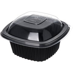 DXL500PDCLR Dome Lid for Square Side Dish  (500/cs) - Clear