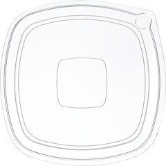 DXL500PCLR Flat Lid for Square Side Dish  (500/cs) - Clear