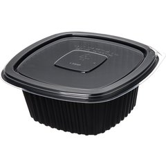 DXL500PCLR Flat Lid for Square Side Dish  (500/cs) - Clear