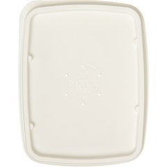 DXHH30 Retangular Soup Bowl Lid  (1000/cs) - Natural