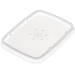DXTT30 Rectangular soup bowl lid- fits DXTT20  (1000/cs) - White
