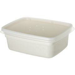 DXTT30 Rectangular soup bowl lid- fits DXTT20  (1000/cs) - White