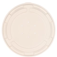 DXHH87 Round Soup Bowl Lid 2.06" (1000/cs) - White