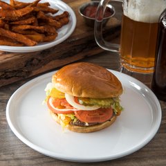 5300102 Stadia Melamine Salad Plate 9" - White