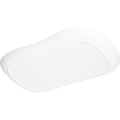 5300902 Stadia Melamine Platter 13" x 7" - White