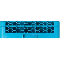 RG25-114 OptiClean™ 25-Compartment Divided Glass Rack with 1 Extender 5.56" - Carlisle Blue