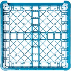 ROP14 OptiClean™ Open-End All-Purpose Peg Dish Rack 3" Pegs - Carlisle Blue