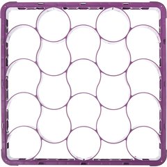 REW20SC89 OptiClean™ NeWave™ Color-Coded Short Glass Rack Extender 20 Compartment - Lavender