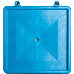 C2236H14 E-Z Glide™ Warewashing Rack Dolly with Handle 22.5" x 22.5" x 39.5" - Blue