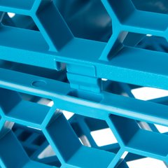 RE1614 OptiClean™ 16-Compartment Divided Glass Rack Extender 1.78" - Carlisle Blue