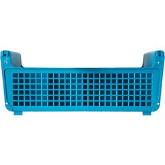 C32P114 Perma-Sil™ 8-Compartment Flatware Storage Basket 17" x 7.75" x 6.9" - Carlisle Blue