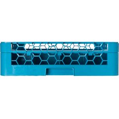 RC16-114 OptiClean™ 16-Compartment Divided Tilted Glass Rack with 1 Open Extender 16 Compartment - Carlisle Blue